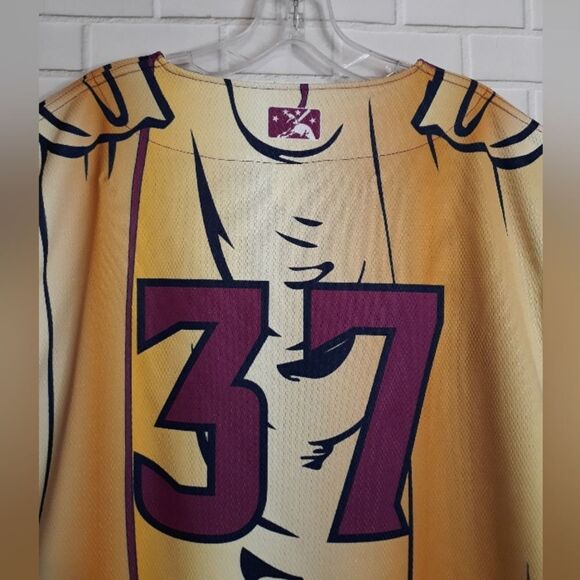 New Lancaster JetHawks Childhood Cancer City of Hope OT Sports Baseball Jersey - Picture 6 of 13